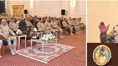 وزير الدفاع يلتقى بمقاتلى قوات حرس الحدود ويكرم عددًا من المتميزين 