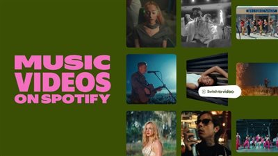 إطلاق الفيديوهات الموسيقية على سبوتيفاي بريميوم
