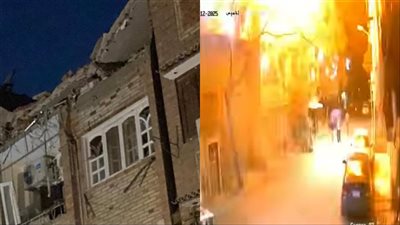 دكتور طار من البلكونة.. شاهد عيان يروي تفاصيل مروعة من انفجار ماسورة غاز إمبابة