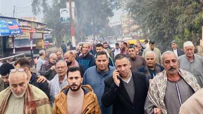 حشود كبيرة تستقبل باسم حجازي في قرية 