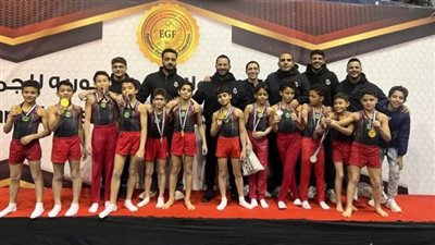 جمباز الصيد يحصد 12 ميدالية متنوعة ببطولة الجمهورية 