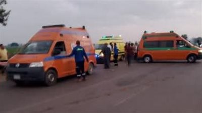 إصابة 3 أشخاص في تصادم دراجتين بخاريتين بجرجا