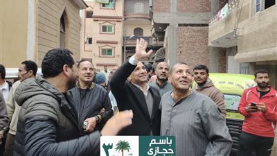 جولة انتخابية حاشدة للمهندس باسم حجازي في قرية 