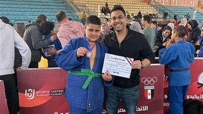 الصيد يحصد 4 ميداليات متنوعة فى بطولة القاهرة والجيزة للجودو تحت 12سنة