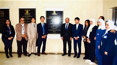 وفد ياباني في زيارة لمستشفى أبو الريش الجامعي