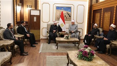 مفتي الجمهورية يستقبل وزير الأوقاف اليمني ومفتي الأردن وقاضي قضاة فلسطين