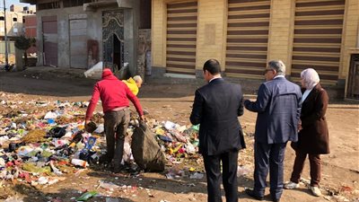 محافظ الدقهلية في جولة مفاجئة بقرية تلبانه مركز المنصورة