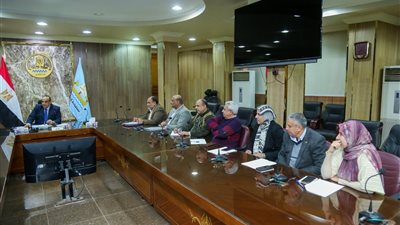 متابعة تنفيذ مشروع إحياء مسار العائلة المقدسة بسخا بكفرالشيخ