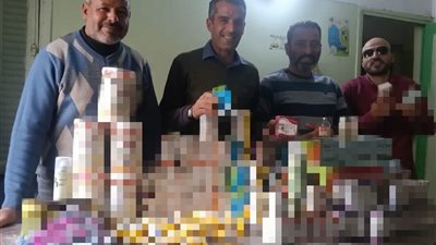 التحفظ على 252 عبوة بيطرية غير مسجلة ومنتهية الصلاحية بالبحيرة