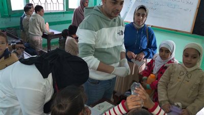 انطلاق حملة تجريع طلاب مدارس الريف بكفر الشيخ
