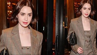 ليلي كولينز تخطف الأضواء في باريس قبل عرض إميلي في باريس