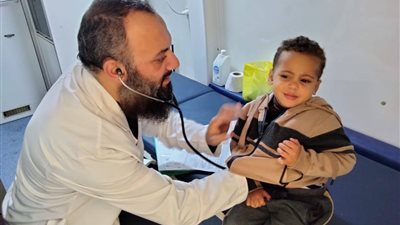 تقديم 1468 خدمة طبية خلال قافلة علاجية مجانية بقرية الخبي بكفرالشيخ