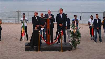 شريف العريان يشهد حفل ختام بطولة العالم للبياثل والترياثل والليزر-رن بجنوب أفريقيا