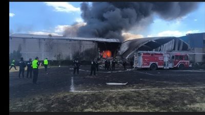 تحطم طائرة في المكسيك قبل هبوطها في مطار تولوكا