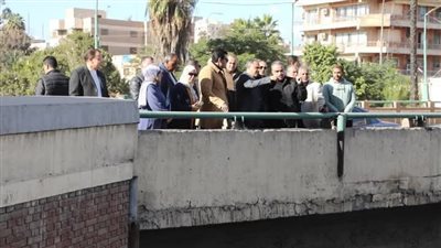 محافظ الشرقية يوجه بإقامة حائط ساند على جسر بحر مويس بالزقازيق