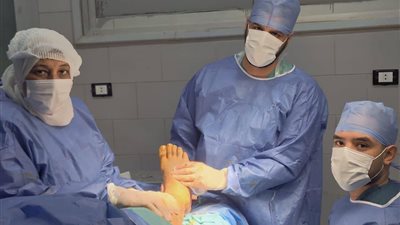 جراحة معقدة لمريض فى العقد الرابع من عمره بـمستشفى أجا المركزي