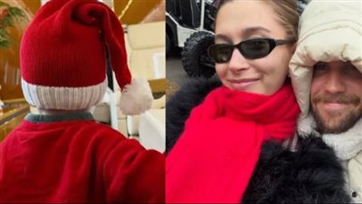 صور جاستن بيبر وهايلي مع ابنهما في عيد الميلاد تُذيب القلوب 