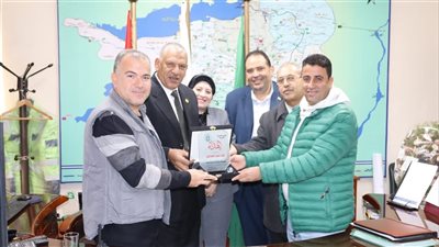 رئيس مياه الفيوم يستقبل وفد اتحاد العمال 