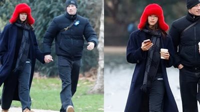 دوا ليبا تستقبل العام الجديد بإطلالة أنيقة برفقة خطيبها في لندن الباردة