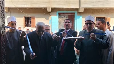 محافظ بني سويف ينيب رئيس مركز ناصر في افتتاح مسجد الرحمن  بعزبة عوض الله 