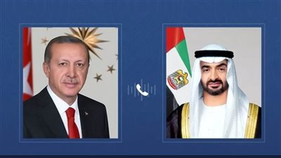 رئيس الإمارات يبحث مع أردوغان التطورات الإقليمية