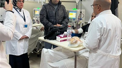 بسبب جلطة .. تدخل طبي عاجل ينقذ حياة مريض بمستشفى جمال حمادة