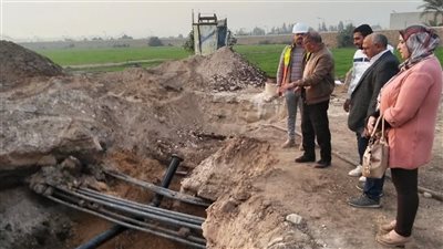 رئيس مياه الشرقية يتفقد المنطقة الصناعية الجديدة ببلبيس ويوجه بدعم استدامة الخدمة
