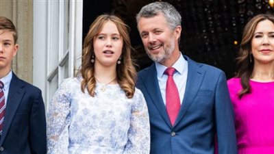 الملك فريدريك والملكة ماري يحتفلان بعيد ميلاد توأميهما