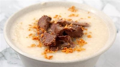 شوربة الشوفان باللحم