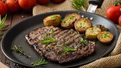 ستيك اللحم للرجيم.. وجبة شهية وصحية في دقائق