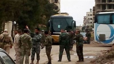 انسحاب مقاتلي 