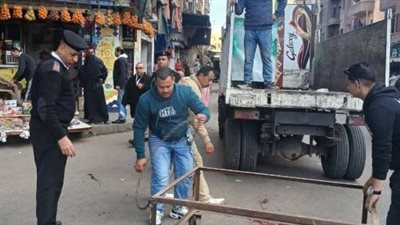 محافظة الجيزة تزيل جمالون مخالف داخل جراج بشارع ربيع الجيزي وحملات لرفع التعديات