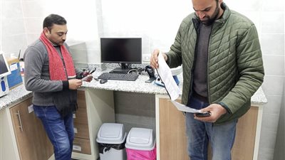 حملة تفتيشية مكثفة على المنشآت الطبية بكوم حمادة