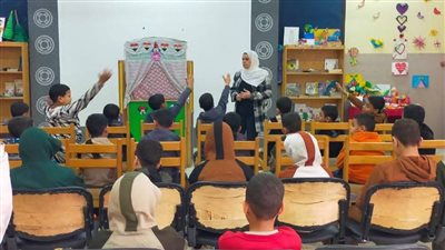 حلقات نقاشية وورش حكي توعوية بالجيزة