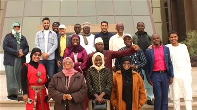 وفد الإذاعيين الإفريقيين الناطقين بالعربية يزور مدينة الإنتاج الإعلامي