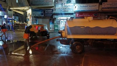 نوة «الفيضة الكبرى» تضرب البحيرة بأمطار غزيرة.. وطوارئ لرفع التراكمات من الشوارع