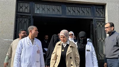 وكيل وزارة الصحة بالفيوم يتفقد مستشفى فيديمين