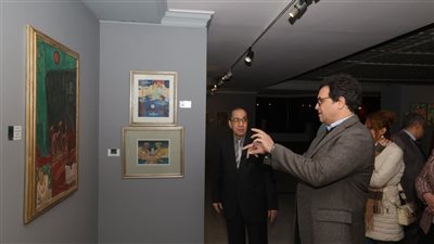 وزير الثقافة يفتتح المعرض الاستعادي 