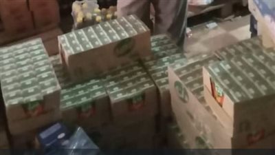 ضبط 2.5 طن منتجات غذائية مجهولة المصدر بالشرقية