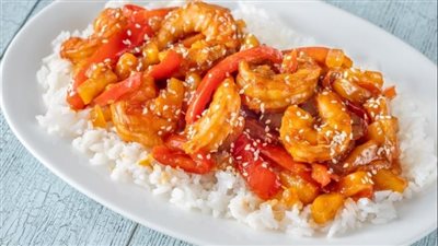 طريقة عمل روبيان سويت آند ساور بالصويا صوص