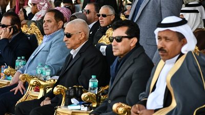 وزير الرياضة ومحافظ شمال سيناء يشهدان ختام مهرجان سباقات الهجن بالعريش
