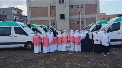 2076 مواطن استفادوا من القافلة الطبية المجانية بكفر الوكالة بالدقهلية 