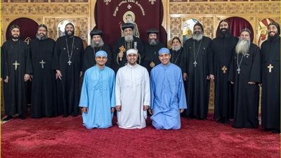 البابا تواضروس يلتقي رهبان 