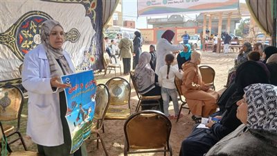 قافلة بيطرية مجانية بقرية أبو شوشة لتعزيز صحة الثروة الحيوانية