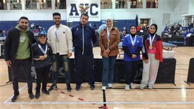 جامعة بنها تحصد مراكز متقدمة في بطولة الجامعات المصرية لتنس الطاولة