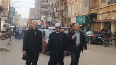 معاينة ميدانية لبدء تطوير مسجد الطاهرات ببلبيس