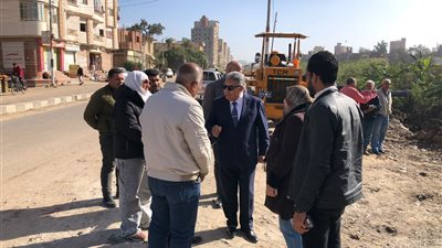 محافظ الدقهلية يتفقد أعمال إنشاء كوبري معلة بطلخا