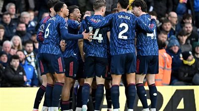 اَرسنال يحقق فوزًا كبيرًا على ليدز في الدوري الإنجليزي