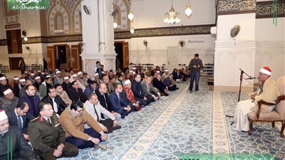محافظ الشرقية يشهد احتفالية ليلة النصف من شعبان بمسجد الفتح بالزقازيق