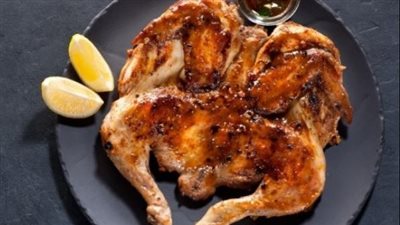 دجاج مشوي بصوص الصويا والعسل